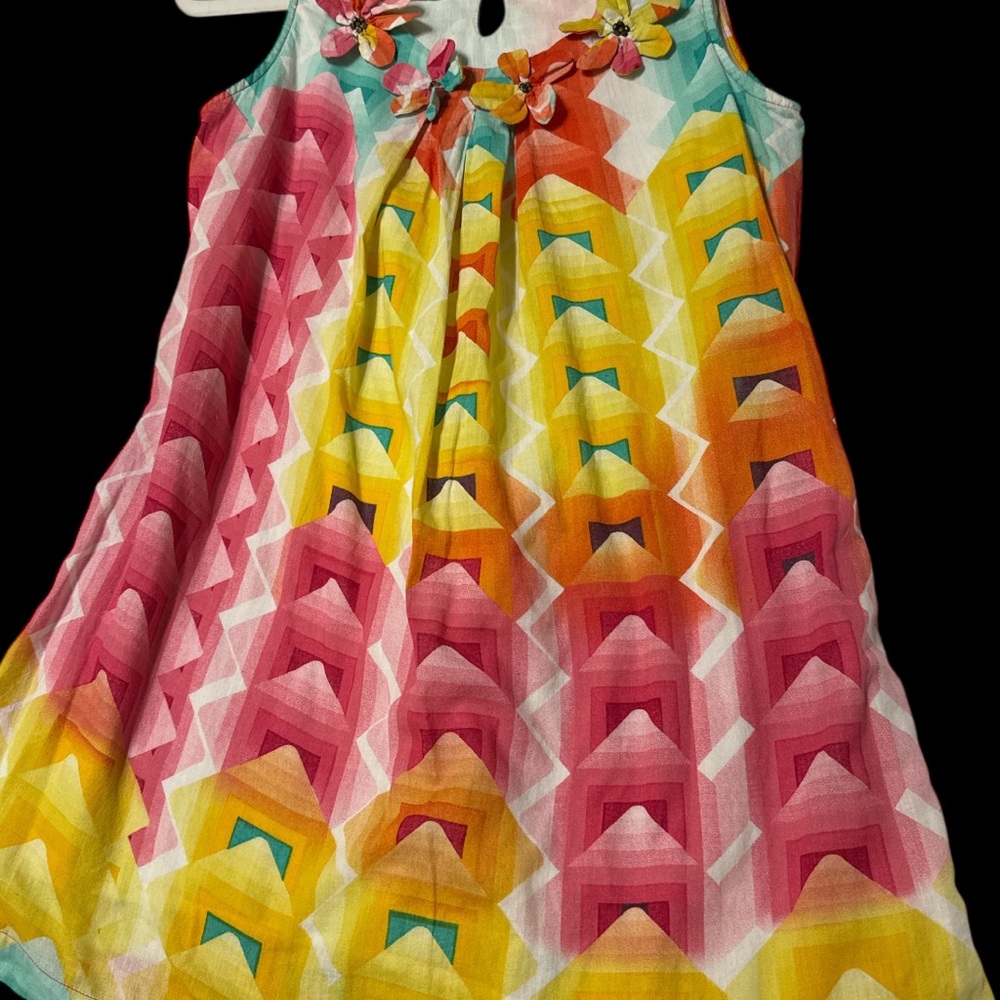 Colorful Geometric Mini Dress